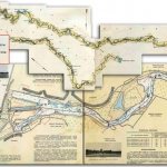 _Map of the Kuban River from the Krasnodar hydroelectric complex to the mouth of the river. Channel from source to mouth 