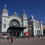 Belorussky railway station in Moscow