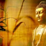 Будда на фоне бамбука