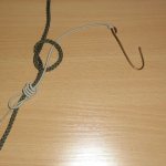 How to tie a leash to fishing line and braid directly and under a straight knot