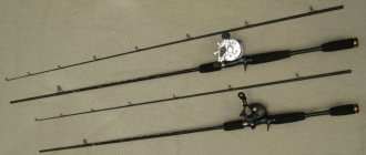 Casting plug spinning rods with baitcasting reels