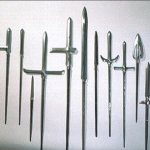 In addition to the spear blade, weapons were often enhanced with additional damaging elements