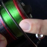 Line on a spinning reel