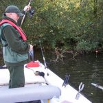 catching pike with live bait using a fishing rod