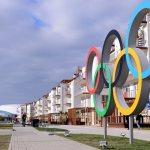 Олимпийские кольца в деревне - фото