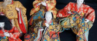 первые японские куклы