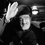 Председатель Президиума Верховного Совета СССР Анастас Иванович Микоян уезжает из Москвы в Финляндию с неофициальным визитом. 1964 год.
