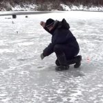 fisherman on ice