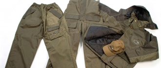 Overalls for fishing in autumn and spring - types, manufacturers, features of choice