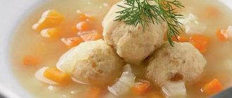 Soup with fish balls - recipes