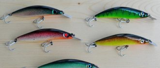 Wobblers for twitching Minnow class